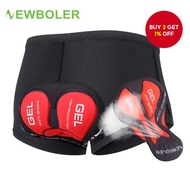 Newboler Breathable Men's Cycling Shorts with 5D Gel Pad, Shockproof Bicycle Underwear for MTB and R