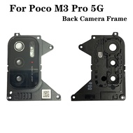 For Xiaomi Poco M3 Pro 5G Rear Back Camera Lens Glass With Frame Main Camera Glass Lens Smartphone P