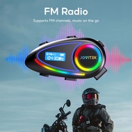 JQVITEK L10 Motorcycle Bluetooth Headset Helmet Intercom 6-Riders Intercom Simultaneously 1000m