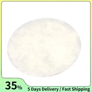 faux sheepskin wool carpet 30 x 30 cm Fluffy soft longhair decorative carpet cushion Chair sofa mat
