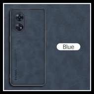 OPPO RENO8 T RENO 8T 4G 5G CASE FANOYA NAPPA ORIGINAL HARDCASE SOFT PC - BIRU NAVY, OPPO RENO 8T 5G