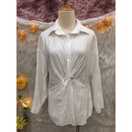 (A211)Shirt - Crossed Waist - 2 hands - HLC Brand - Size M