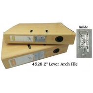 Hua Jie 2D 25mm 1.5" A4 2 Ring Clip File Hardcover File CL4523