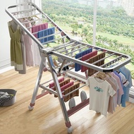 Sampayan Heavy Duty Stainless Steel Cloth Drying Rack with Wheel Sampayan Indoor Outdoor Rack