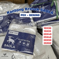 PEX SAGO Plastic Bag BENING 10x30 15x33 20x40 25x48 30x56 35x62 Plastic Bag/ 10 15 20 25 30 35