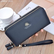 Women's long wallet with zipper, large handbag, new fashion, elegant, grocery bag for mom, yes
