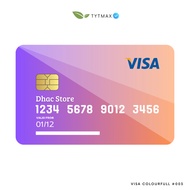 Colorful visa #003 Dummy Credit Card/ Premium Fake ID Card/