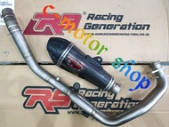 ~ Knalpot R9 Austin Titanium Series Carbon Yamaha R25 MT25 Jamin