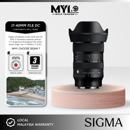 Sigma 17-40mm f/1.8 DC Art Lens for Sony E Mount | Fujifilm FX Mount