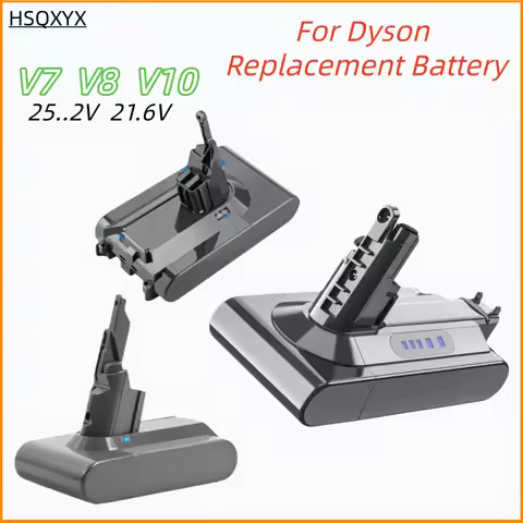 V7 V8 V10 Replacement BatteryLithium-ion 25.2V 12800mAh For Dyson V10 Cleaner Absolute Replaceable F