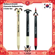 [Pinkfoot] Wallace Gromit Cute Character Ballpoint Pen 0.7mm Cartoon Animal Pen School Office Statio