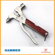 [READY STOCK] 9 IN 1 Outdoor Multifunctional Camping Survival Tools Knife Axe Saw Screwdriver Hatche