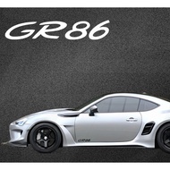 G GR86 Modified Car Sticker, GR Door Side Pull Flower Sticker