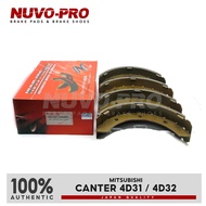 Nuvo-Pro Brake Shoe Front Mitsubishi Canter 4D31 / 4D32 VKX-627 SET