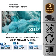 (2025) SAMSUNG 55" 65" 75" 85" QLED Q7F 4K Vision AI Smart TV QA55Q7FAAKXXM / QA65Q7FAAKXXM / QA75Q7