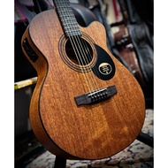 AK Guitar AK-400CEQ Acoustic Guitar 40" - Mahogany