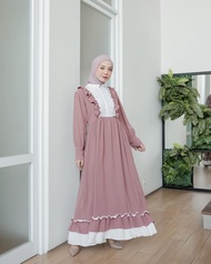Bilba Dress Baju Kekinian Gaun Pesta Kondangan Cringkle Import Terbaru 2022 Cod