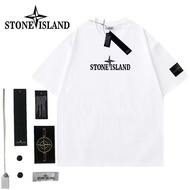 Stone Island Counter 100%Original Short Sleeves Tshirt Couple Tshirts Bottoming Shirt Round Neck Tsh