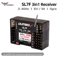 DumboRC SL7F 2.4GHz 3-in-1 Receiver with Gyro BEC 6V/3A Sound Group Light Group for All DumboRC Tran