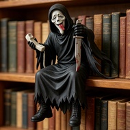 Horror mask, statue, sculpture, resin |   Creative Halloween decorations, Spooky scene settings, fes