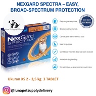 Ampuh Nexgard Spectra XS 2-3.5 kg Dog Flea And Worm Medicine