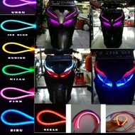 (promo)LAMPU LED ALIS 30CM DRL FLEXIBLE/FLEKSIBEL VARIASI motor Aerox-pcx-Vario-supra-karisma-revo-beat-mio-vario-nex-genio-legenda-scoopy modifikasi motor-accecories motor ukuran 15 cm/20cm/25 cm/30 cm