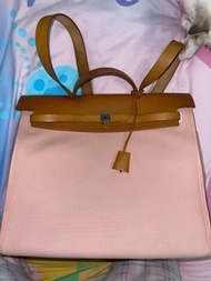 Hermes herbag 39 櫻花粉紅色 stamp T