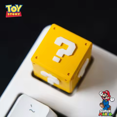 Super Mario cartoon cute 3D keycap creative Kawaii male and female mechanical keyboard decoration ke