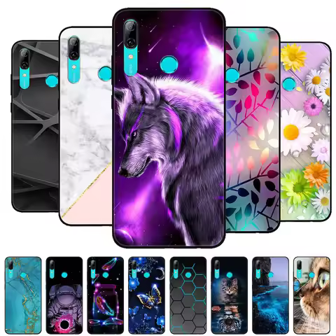 For Huawei P Smart Z Case STK-LX1 Cover Cute Cartoon TPU Silicone Phone Case For Huawei P Smart Z PS