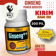 AYAM MALL Power Booster Ginseng Plus Kapsul Pil Obat Otot Kaki Tangguh Kuat Sayap Siap Tempur Vitami