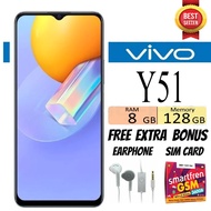 HP VIVO Y51 / y51 RAM 8 GB ROM 128 GB Ex-Garansi