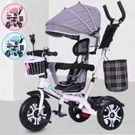 【COD】 4 In 1 baby stroller bicycle kids tricycle bike for Trolley Bike