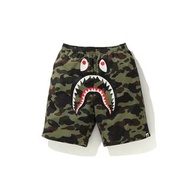 BAPE 1ST CAMO SHARK BEACH PANTS 鯊魚 綠迷彩 海灘褲 短褲
