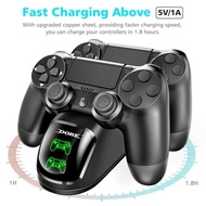 [Enjoy the small store] PS4 Controller Charger Dual Shock 4 Controller แท่นชาร์จพร้อมไฟ LED สำหรับ PS4/PS4 Slim/pro Controller