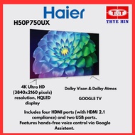 HAIER  H75P750UX 4K UHD resolution (3840 x 2160) Google TV HQLED