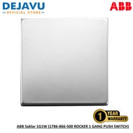 1 Gang ABB 1786-866-500 Rocker 1 Gang Push Switch (2CKA001751A3077) - 1G1W