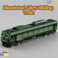 LUXEA Inertial Train Model, Alloy Material Metal Diecast Simulation Train Model, Retro Nostalgic Ste