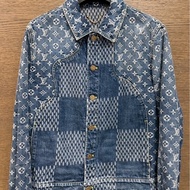 LV nigo藍牛仔外套