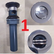 Bộ xả chậu lavabo INAX ty nhấn lật bằng nhựa cao cấp âm tường