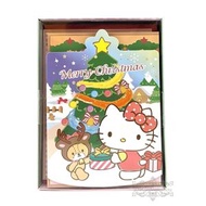 SANRIO - HELLO KITTY 港版 聖誕卡 聖誕咭 盒裝 一盒十二張 凱蒂貓 2022 (聖誕系列)