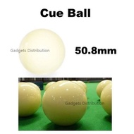 [ 1 UNIT ] 50.8mm 2inch 2 inch 2" Pool Billiard Resin Cue Ball Balls 3001.1