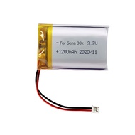 ✽ 1200mAh Lithium Ion Battery for Sena 30K and Fodsports M1S Pro Motorcycle Bluetooth Bluetooth Head