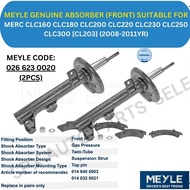MEYLE GENUINE ABSORBER (FRONT & REAR) FOR MERC CLC160 CLC180 CLC200 CLC220 CLC230 CLC250 CLC300 [CL2