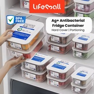 LifeMall - Ag+ Fridge Container Hard Cover | Food Portioning | Meal Prep | Food Container