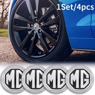 56mm 4pcs Car Wheel Accessories Center Car Logo Sticker for MG ZS HS MG5 MG3 MarvelR Cyberster EHS M