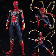 SHF Iron Spider-Man Figure Marvel Merchandise Figure Trendy Play Model Children's Toy Gift Joint Mov