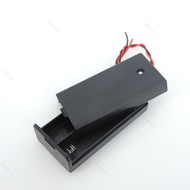 2AA 2XAA 3V Black Battery Storage Case Box Holder Connector ON/OFF Switch With Lead Wire  MY15B