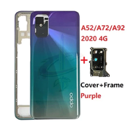 Back cover housing for oppo A52 A72 A92 2020 4G Front frame middle frame