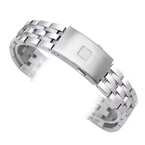 Watch Bracelet For Tissot 1853 PRC200 T17 T461 T055 T014 Men Fold Clasp Strap Watch Stainless Steel 