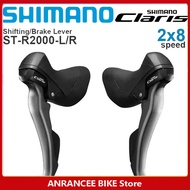 SHIMANO CLARIS ST R2000 Dual Control Shifter 2X8 SpeedจักรยานเสือหมอบST R2000 Derailleur Shifter